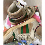 Gucci bold contrast luxury sneakers view 7 minimalist modern build