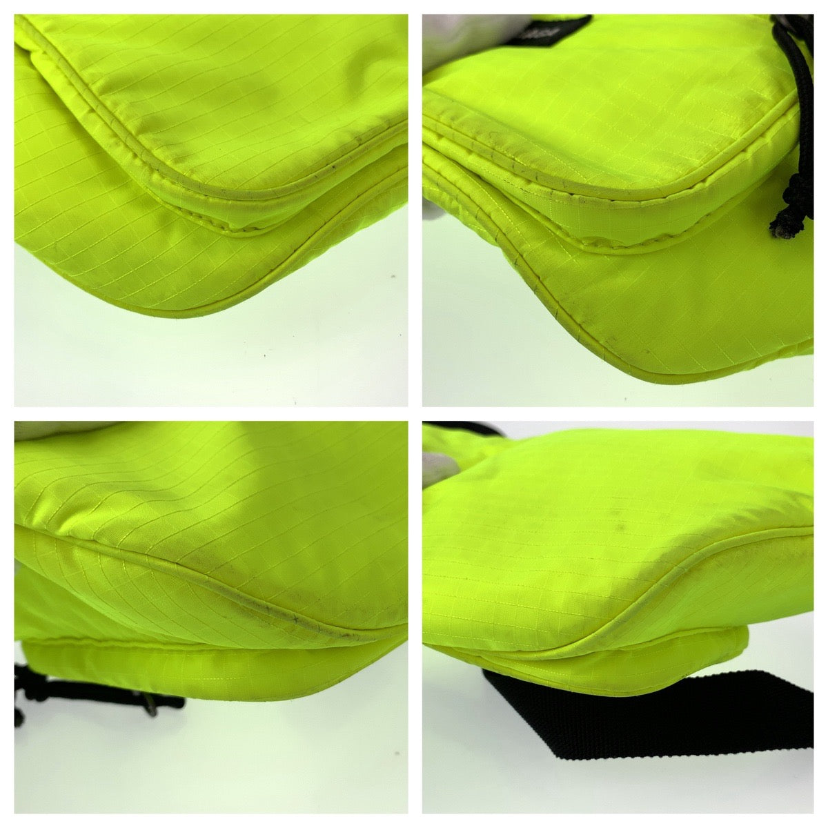 Balenciaga designer handbag nylon closeup detail