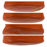Crisvelix elegant leather Luxury Bag back view