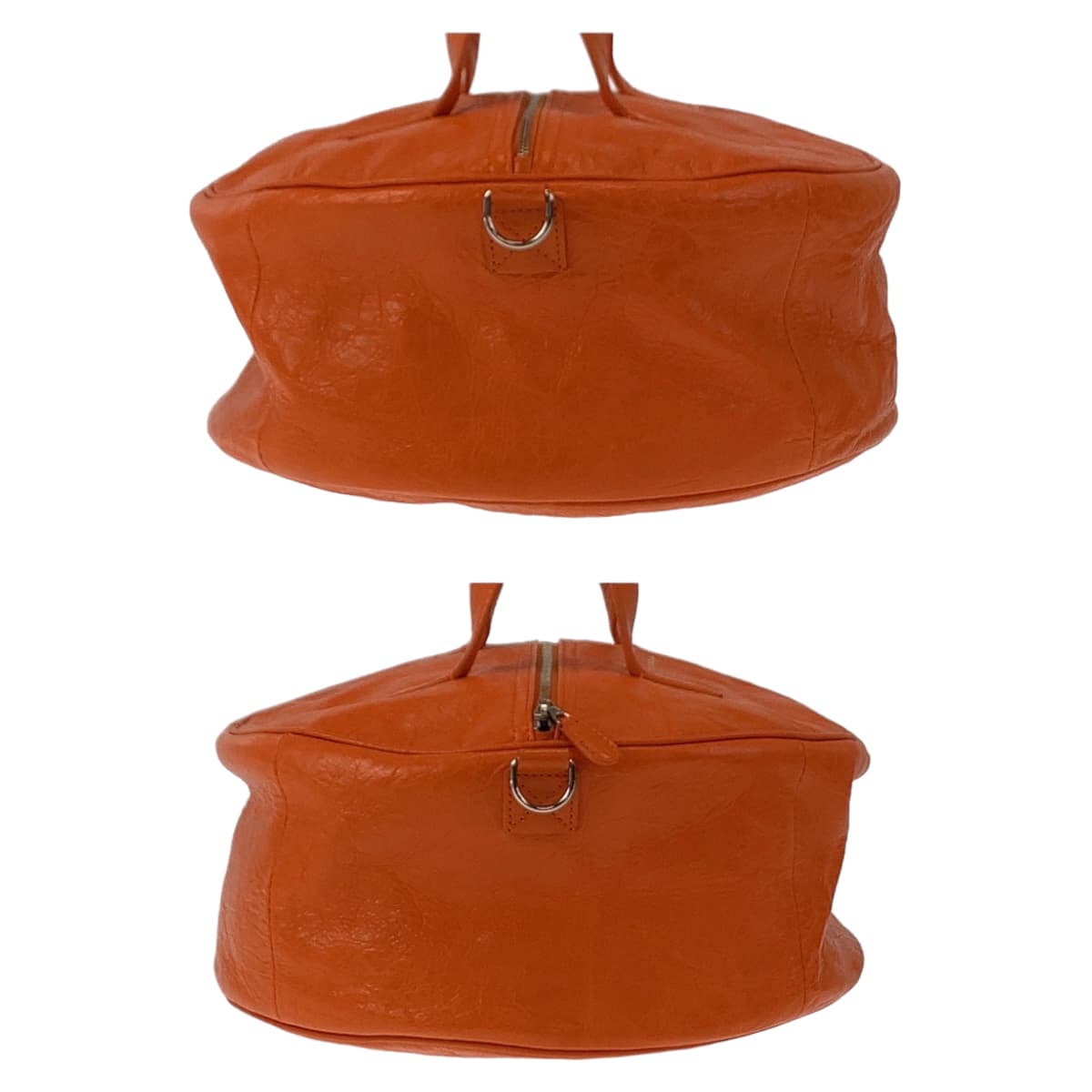 Crisvelix elegant leather Luxury Bag flat lay view