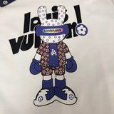 Flat lay presentation of Louis Vuitton luxury clothing with relaxed-fit cut