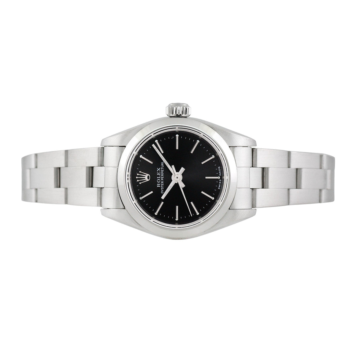 Front view of Rolex women's watch