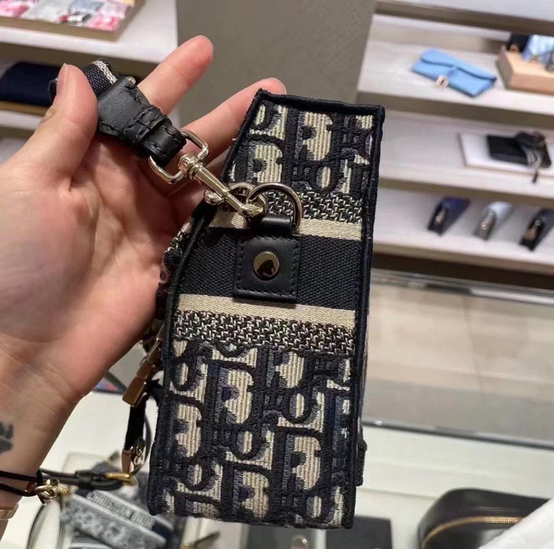 Front view of structured signature women's handbag – women's designer-style accessory