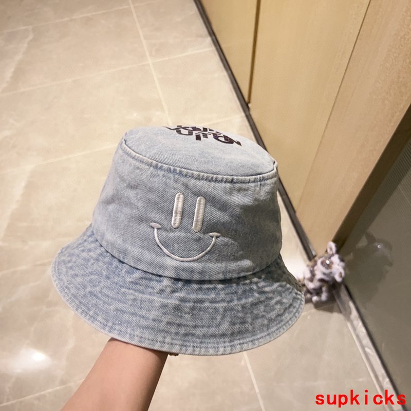 Close-up detail view of Louis Vuitton unisex cap