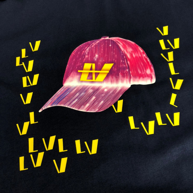 Flat lay presentation of Louis Vuitton cotton t-shirt with everyday silhouette