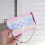 Back view of modern classic women's handbag – women's premium purse
