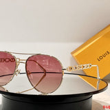 Side view of Louis Vuitton unisex sunglasses