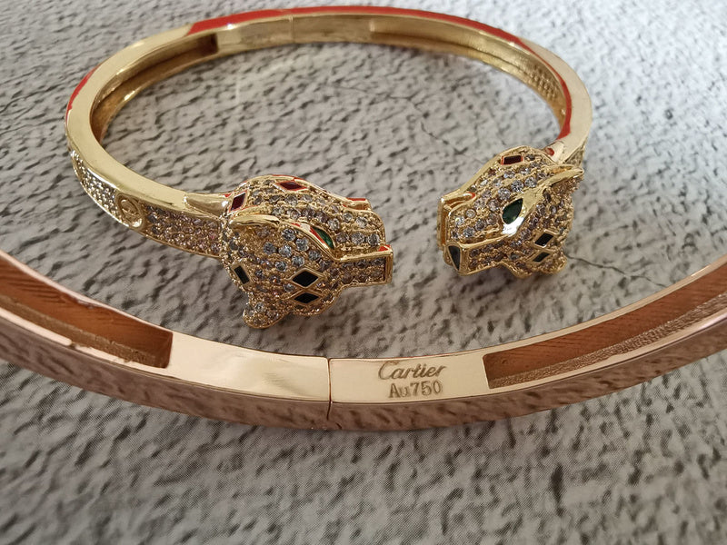 Front view of Cartier unisex jewelry piece