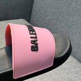 Balenciaga White Ankle Strap Sandals - Toe Detail View