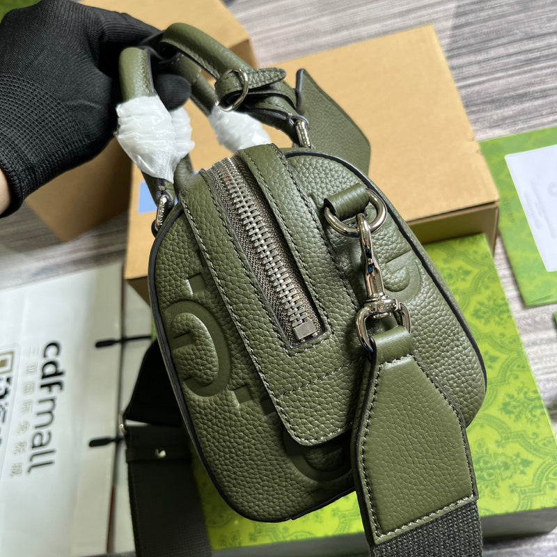Side profile of statement refined women's handbag – women's statement bag