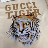 Full styled look of Gucci luxury clothing with relaxed-fit cut