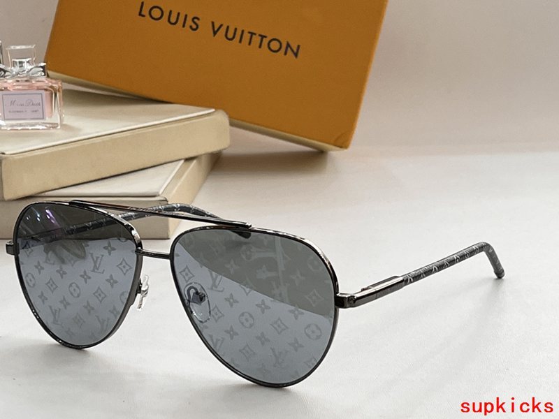 Lifestyle view of Louis Vuitton unisex sunglasses