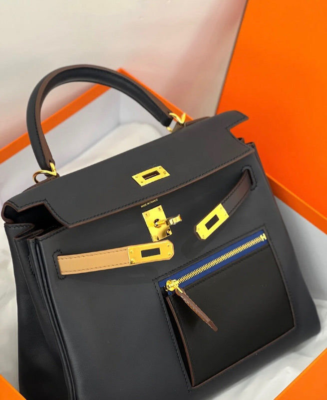 Statement handbag styled for everyday wear