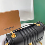 Chic Faux Leather Handbag - Smooth Faux-Leather Exterior | Women's Fashion Handbag #1116 - back view (image 4) of designer-inspired handbag