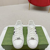 Gucci crisp white luxury sneakers view 5 cushioned comfort fit