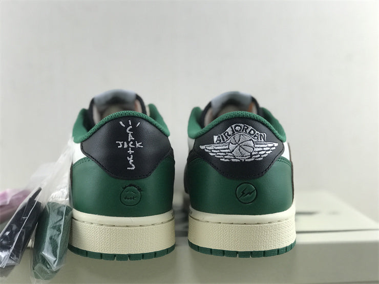 Side profile of Nike clean off-white sneakers classic court silhouette