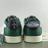 Side profile of Nike clean off-white sneakers classic court silhouette