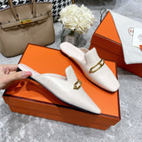 Hermes shoes Style 346 - texture and material detail