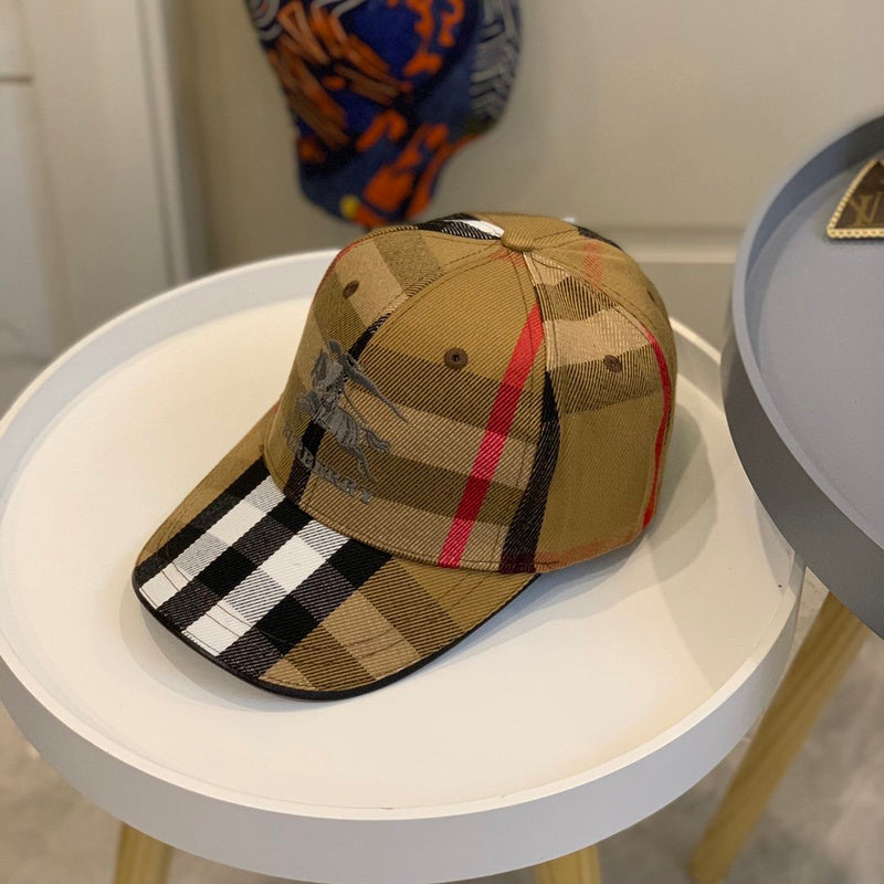Front view of Burberry unisex cap