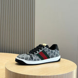 Gucci sneakers detailed view showing premium designer craftsmanship