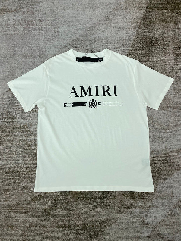 Amiri luxury t-shirt detail shot