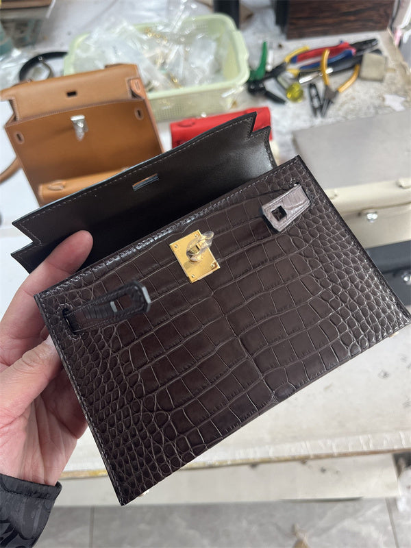 Interior view of polished premium bag