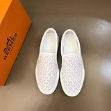 Hermès Grey Ankle Strap Heels - Back View