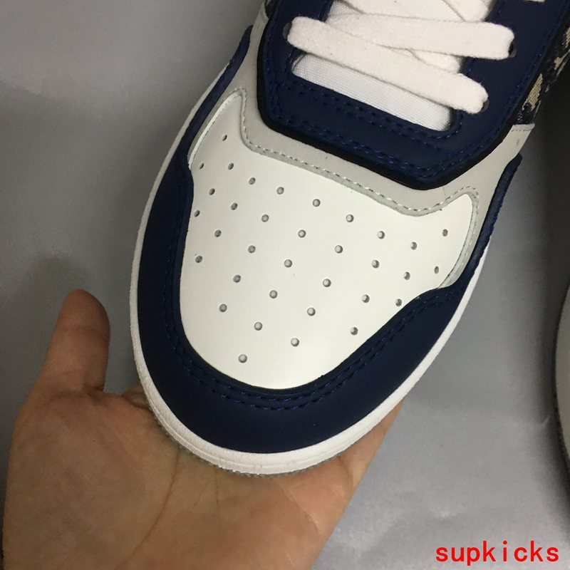 Dior Grey High-Top Sneakers - Studio Shot
