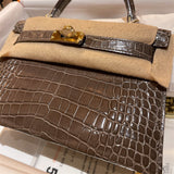 Close-up detail of timeless bag design