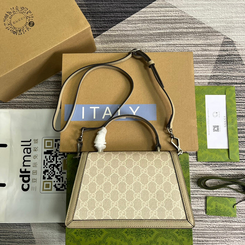 Front view of everyday-luxe chic women's handbag – women's luxury accessory