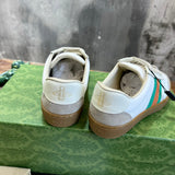 Gucci bold contrast luxury sneakers view 7 signature lace-up style