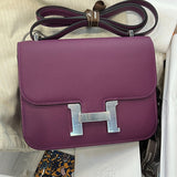 Side view of smart structured handbag