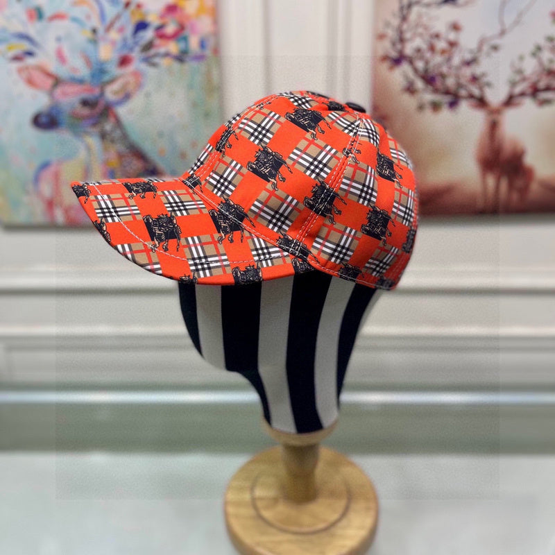 Side view of Burberry unisex cap