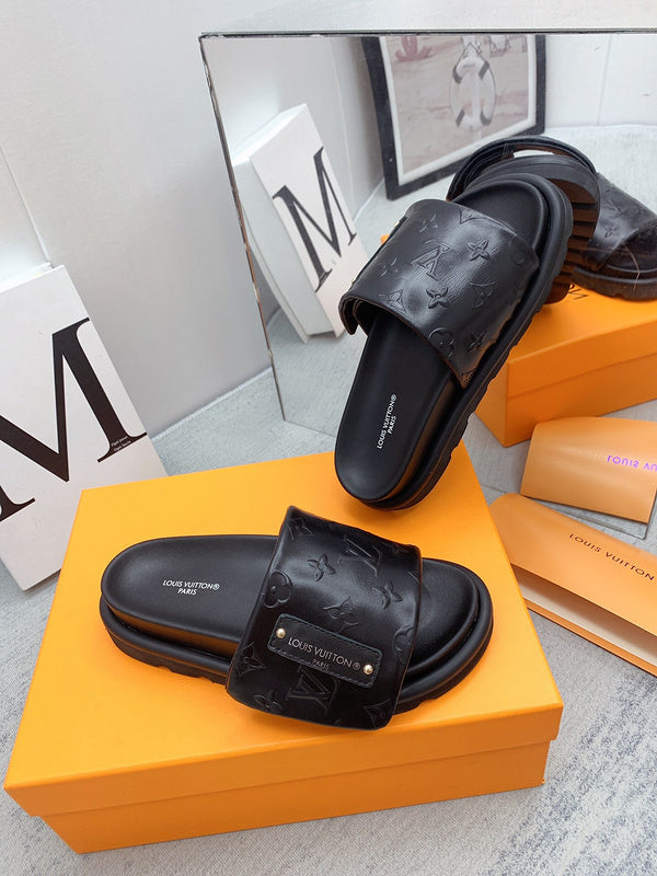 Louis Vuitton shoes Style 385 - editorial style shot