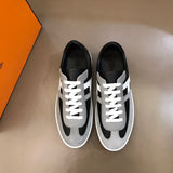 Hermes shoes Style 115 - front view, statement logo accent
