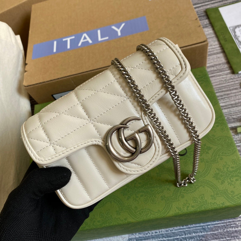 Back view of chic sleek women's handbag – women's luxury accessory