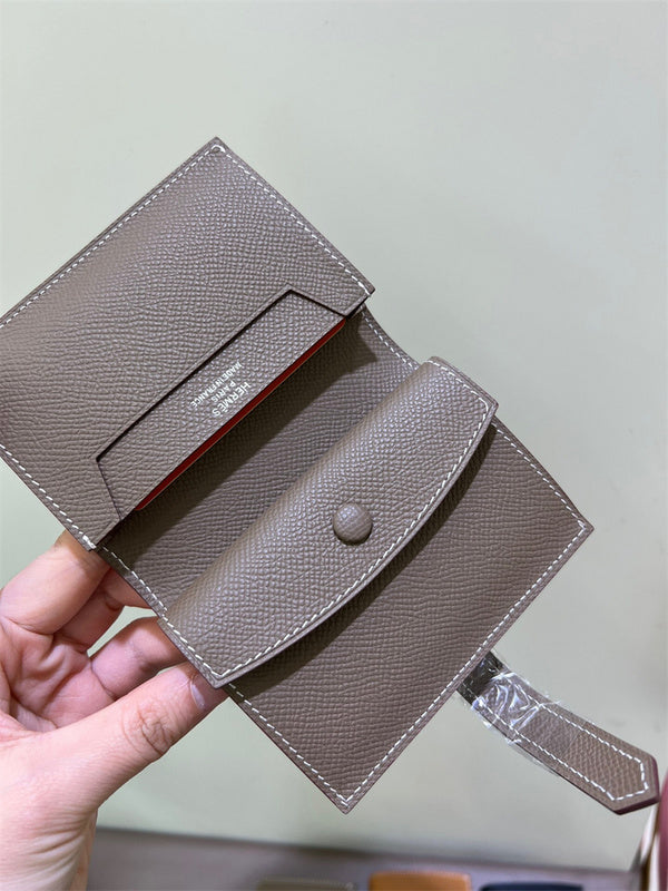 Side view of modernist structured handbag
