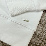 Close-up of Amiri hoodie craftsmanship