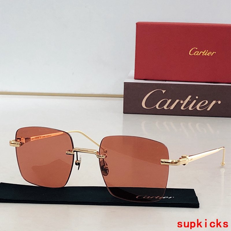 Lifestyle view of Cartier unisex sunglasses