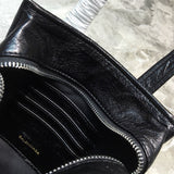 Chic Faux Leather Handbag - Everyday Elegance | Women's Statement Accessory #941 - side angle view (image 2) of designer-inspired handbag