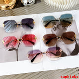 Lifestyle view of Louis Vuitton unisex sunglasses