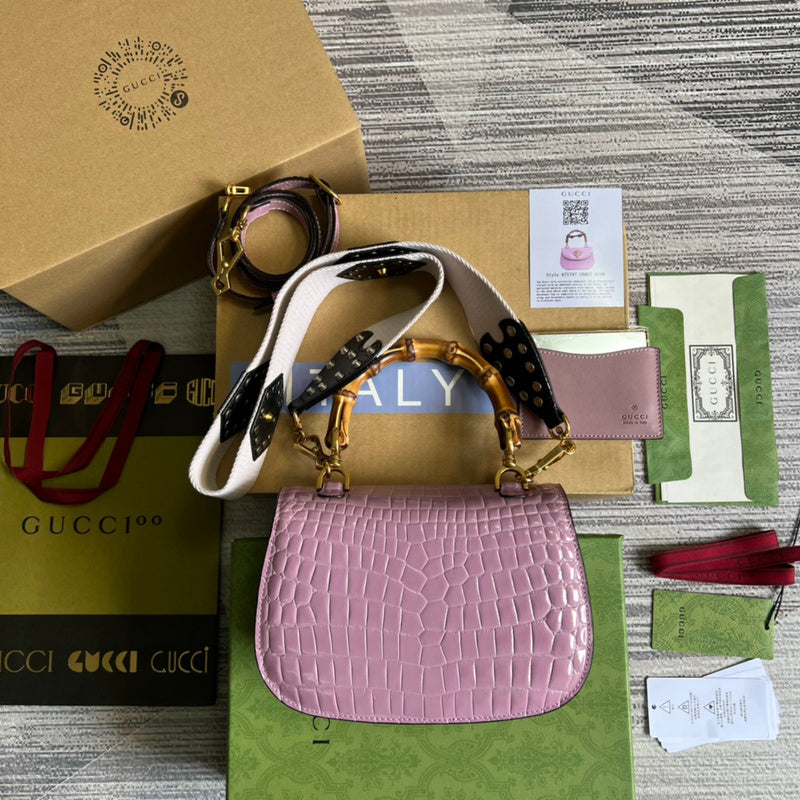 Back view of chic sleek women's handbag – women's designer-style accessory