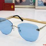 Angled view of Cartier unisex sunglasses