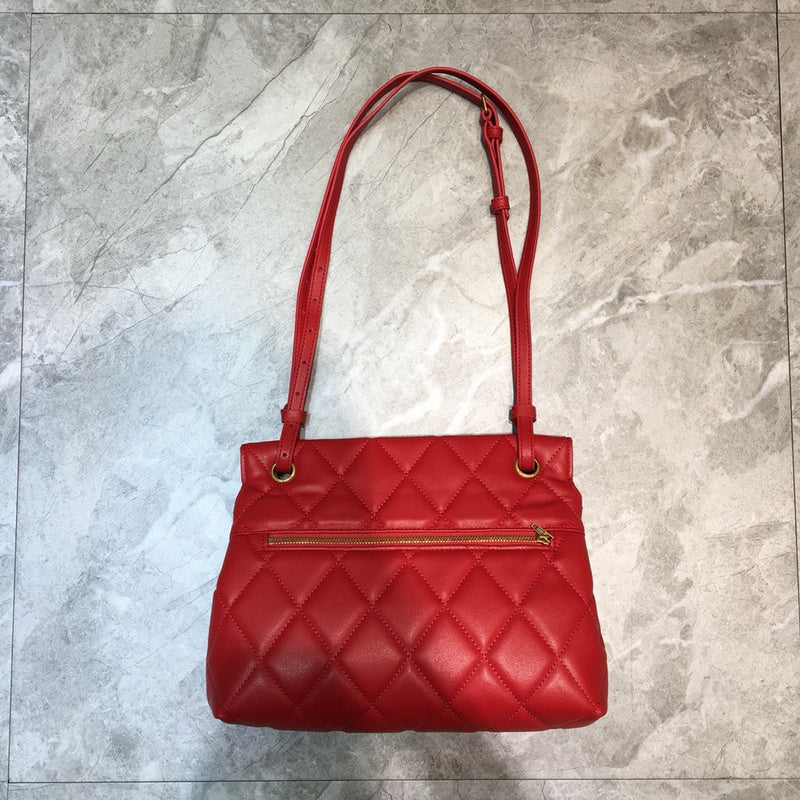 Structured Faux Leather Handbag - Modern Structured Build | Women's Fashion Handbag #789 - close-up detail shot (image 3) of designer-inspired handbag