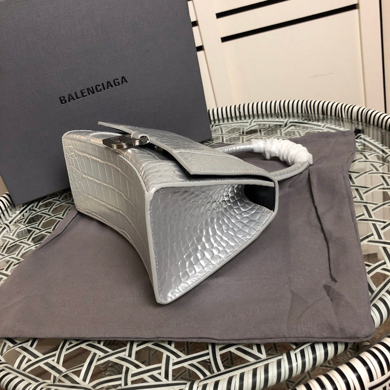 Back view of premium signature women's handbag – women's statement bag