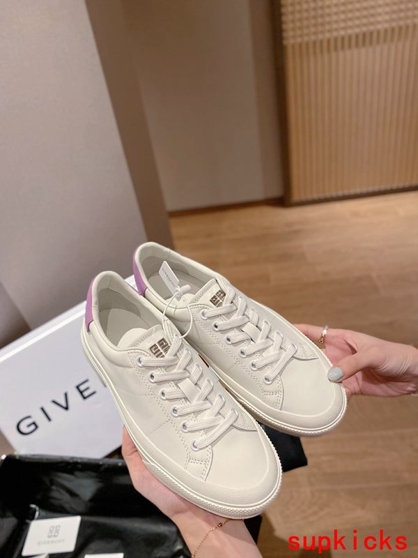 Givenchy Grey High-Top Sneakers - Detail Shot of Craftsmanship