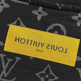 Side profile of Louis Vuitton luxury clothing with relaxed-fit cut
