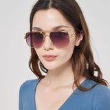 Front view of Louis Vuitton unisex sunglasses