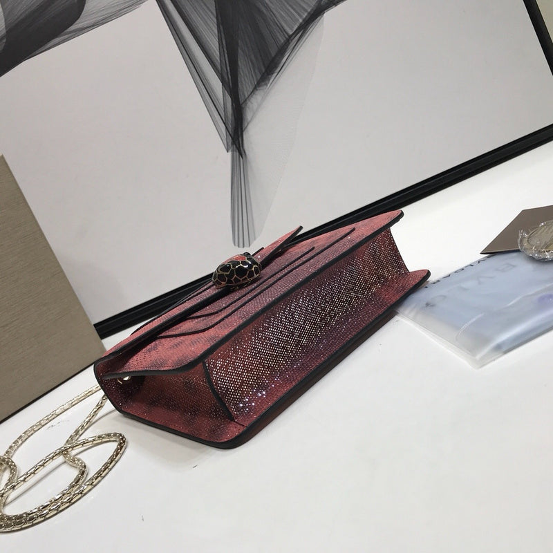Bold Premium PU Leather Handbag - Smooth Faux-Leather Exterior | Women's Premium Handbag #1781 - styled full view (image 7) of designer-inspired handbag