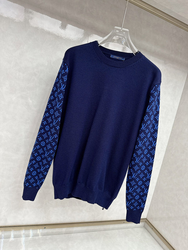 Side profile of Louis Vuitton luxury clothing with contemporary cut